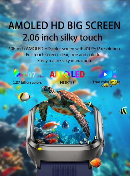 New Air Pump Airbag True Blood Pressure Health Measure Smart Watches Men Micro Physical Examination Fitness Sport SmartWatch NFC