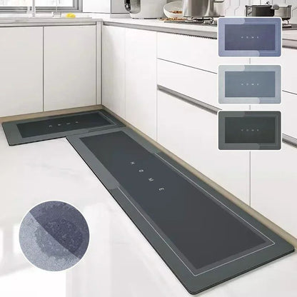 Diatomite Mat Kitchen Rug Non-slip Kitchen Long Carpet Super Absorbent Floor Mats Entrance Doormat Carpets for Living Room ??