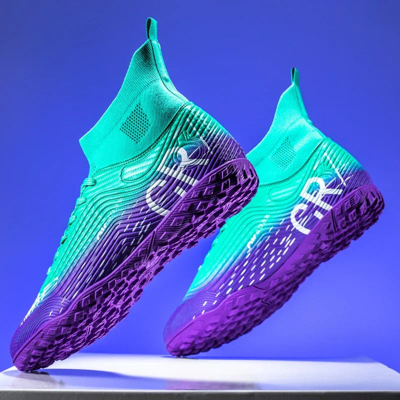 New Men Training Football Boots Ultralight Breathable Professional Soccer Shoes Soft Sport Unisex Grass Cleats Match Sneakers