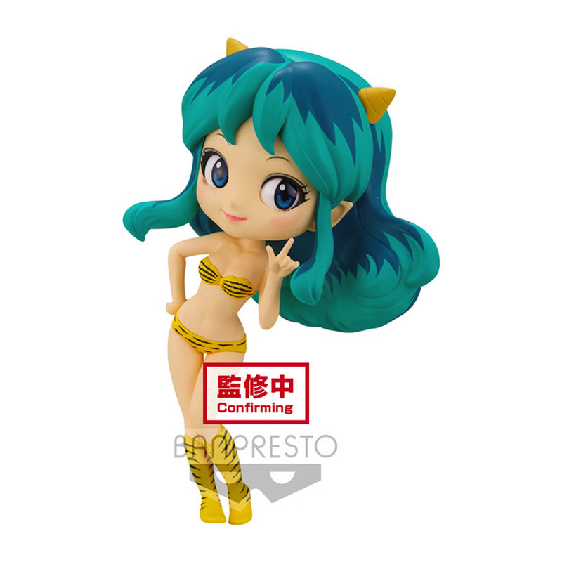 Bandai Genuíno Qposket Urusei Yatsura Anime Figure Lum Action Figure Brinquedos para Meninos Meninas Crianças Presentes Modelo Colecionável Ornamentos