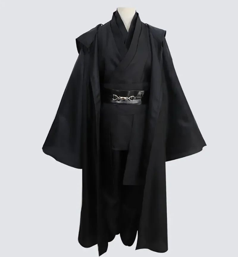 Jedi Knight Star Cosplay Anakin Skywalker Costume Replica Rob Cloak Anime Halloween Party Outfits Clothes Plus Size