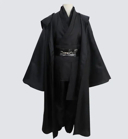 Jedi Knight Star Cosplay Anakin Skywalker Costume Replica Rob Cloak Anime Halloween Party Outfits Clothes Plus Size