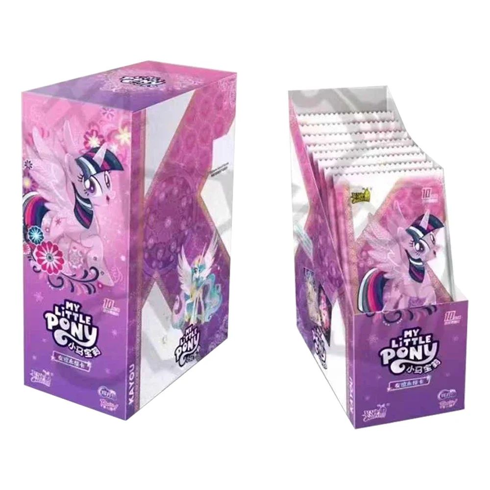 KAYOU Genuíno My Little Pony Card 40º Aniversário Edição Limitada Card Amizade Eterna Cartas Raras SC SGR Brinquedo de Presente Carta de Princesa