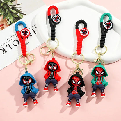Marvel Spider Man Boneco Fofo Widget Bonecos de Ação Vingadores Homem de Ferro Capitão América Chaveiro Bolsa Chaveiro Widget Presentes de Aniversário