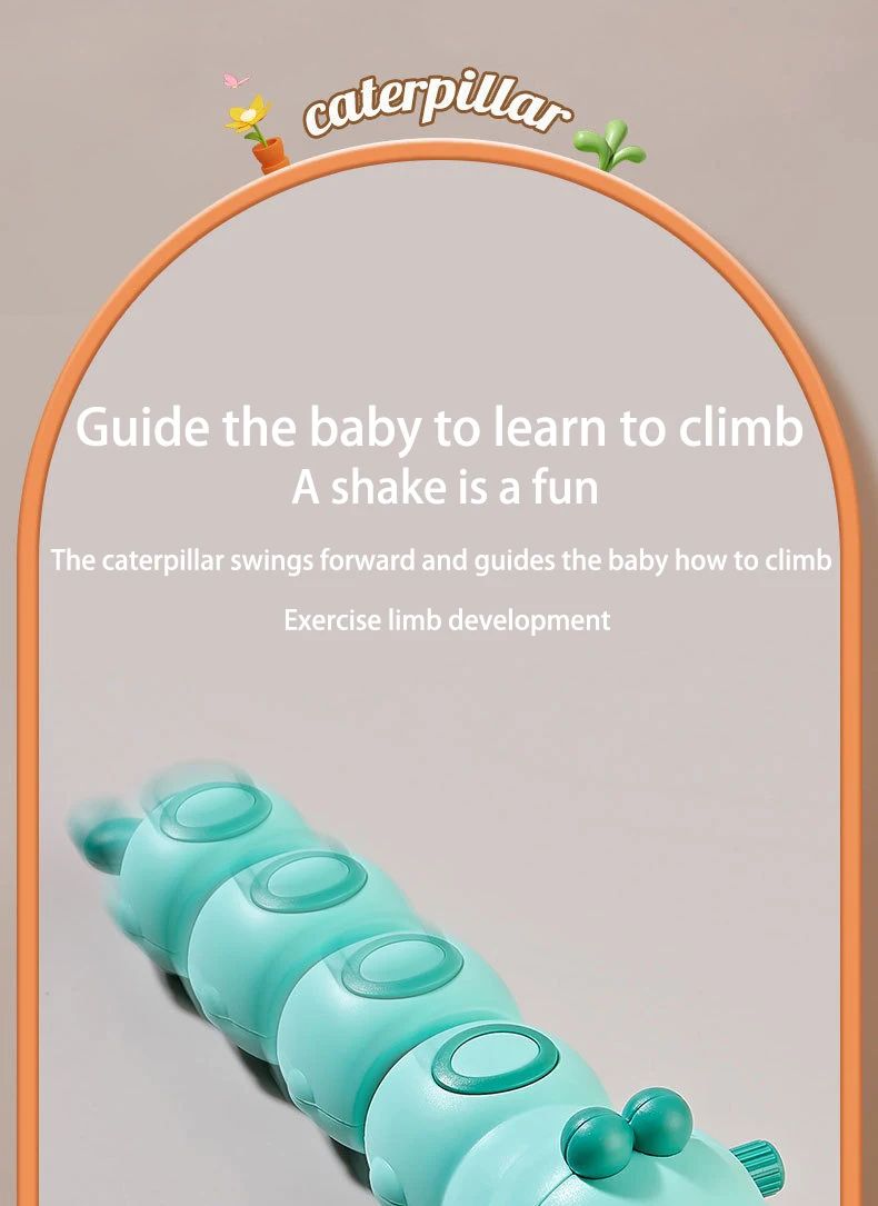 Clockwork Toy Cute Cute Cartoon Caterpillar To Help Baby Learn To Crawl Quality Fall