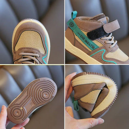 Size 21-32 Children Casual Breathable Running Sneakers Girls Boys Kids Wear-resistant Light Shoes Baby Non-slip Toddler Shoes