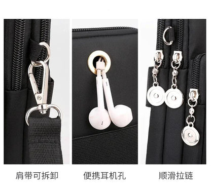 New Women Mobile Phone Bag Nylon Cell Phone Bag Coin Purse Strap Shoulder Bag Small Crossbody Bags for Women Wallet Travel Purse
