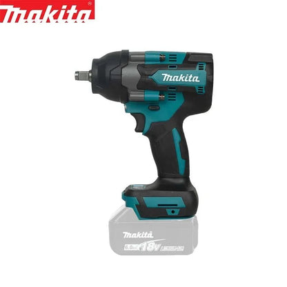 Parafusadeira de impacto Makita 18V com carregamento, chave elétrica de lítio sem escovas, alto torque DTW700 DTW700RGD