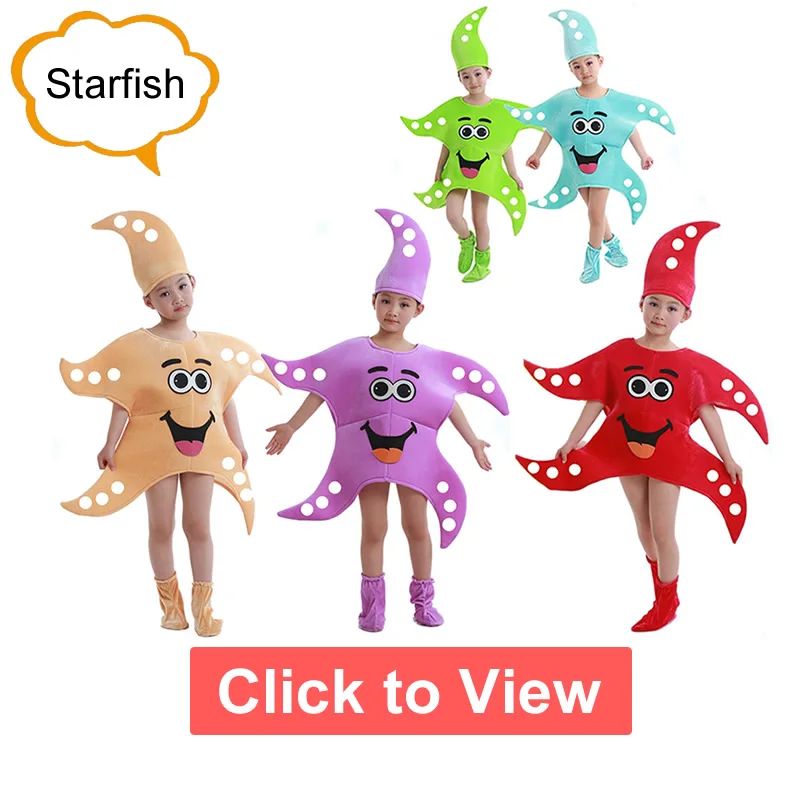 Sea Turtle Cosplay Costume Children‘s Marine animals Performance Clothing Set Hat Clothes Shoe Kids Anime Octopus Shark Dolphin