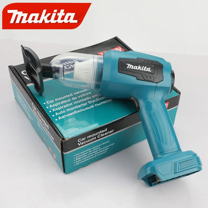 Aspirador de Carro sem Fio Makita – Carregado: Sucção Forte para Carros e Domicílios, Portátil com Duas Funções (Soprar/Aspirar) para Bateria de 18V