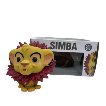 Brinquedos de presente de Natal para crianças: Bonecos de Ação Popstyle de Alta Qualidade Rei da Selva SIMBA #302, Decoração de Mesa