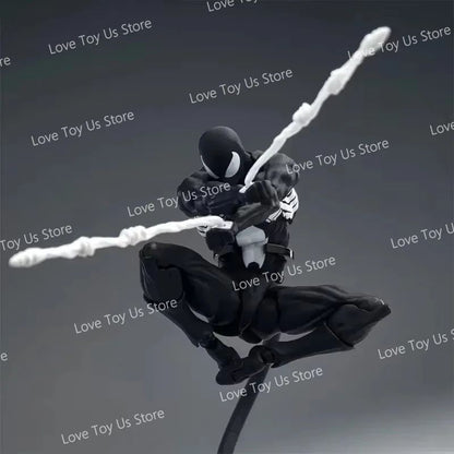 Em estoque: Bonecos de Ação de Anime Homem-Aranha com Traje Simbionte e Aranha Escarlate da Mess Toys - Conjunto de Presente Colecionável