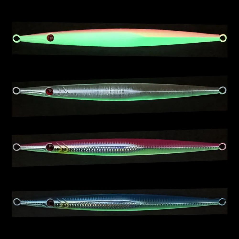 1PC NOVA Isca de Pesca Oceânica JIG de Afundamento Rápido 60g-300g Colher de JIGGING de Metal para Pesca em Alto Mar Isca Artificial Isca Pesada Atum