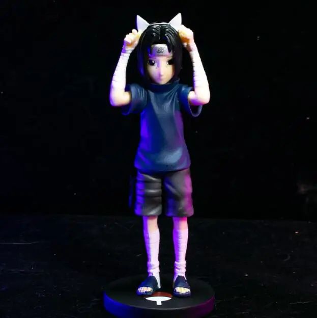 15cm Boneco de Anime Naruto Membro da Akatsuki Uchiha Itachi na Infância Bonecos de Ação PVC Modelo Colecionável Brinquedo Presente para Crianças
