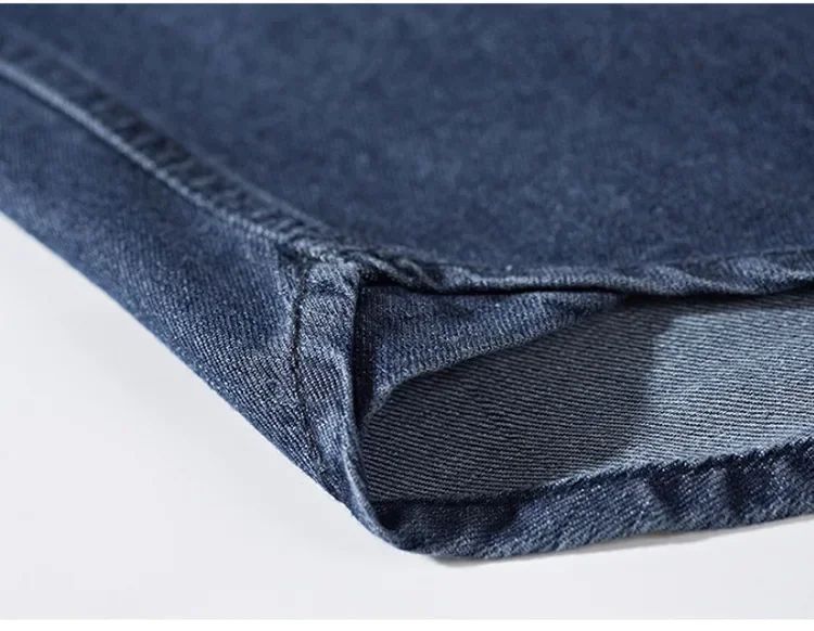 2024 Spring Men's Denim Jeans Shirts Long Sleeve 100% Cotton Single-Breasted Shirts Handsome Hombre Casual Jean Shirt Tops Men