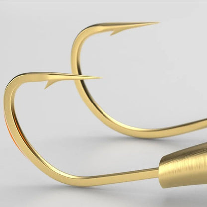 10 Anzóis de Pesca de Alta Resistência à Ferrugem e Corrosão Compactos e Afiados para Pesca Equipamento de Pesca Suprimentos de Pesca