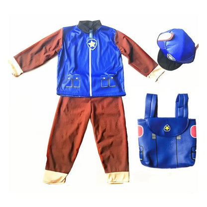 Anime Dog Patrol Kids Cosplay Costume Marshall Chase Skye Zuma Rubble Children Tops Pants Patrol Uniform Halloween Costume