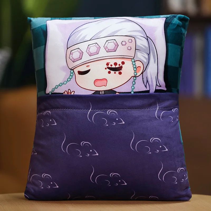 Demon Slayer Plush Stuffed Pillows Kimetsu No Yaiba Dakimakura Cute Anime Throw Pillow Kawaii Doll Tanjirou Nezuko Body Cushion