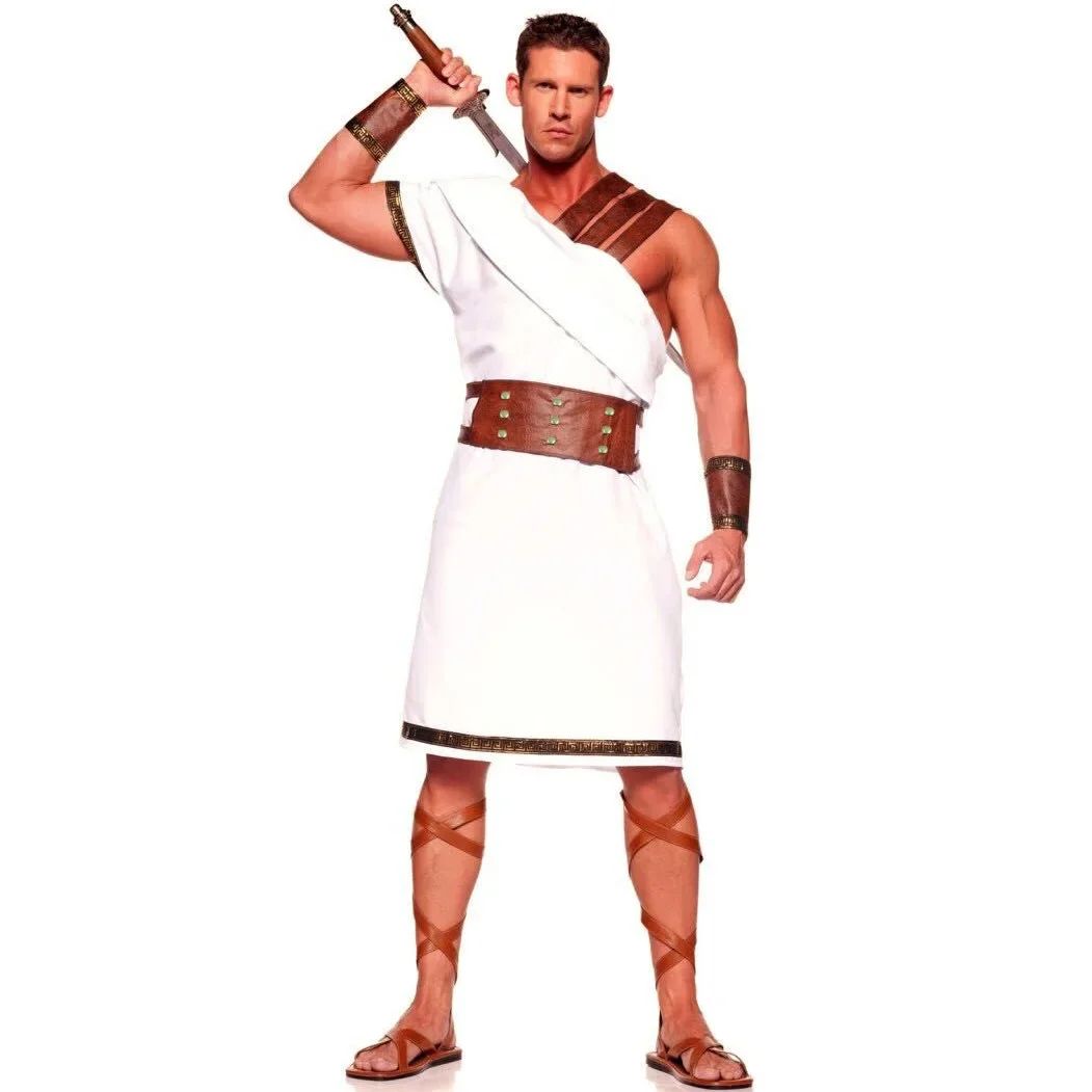 Cosplay Ancient Greek Roman Gladiator Costume Sets Adult Men Women Halloween Carnival Dress Up Party Roman Solider Fancy Dress