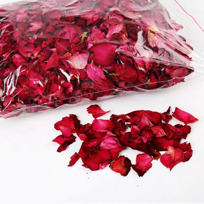 1 embalagem de Banho Spa Rosa Flor Chuveiro Pétalas Secas Banho Massageador Corporal Clareador Alivia Pétalas de Rosa Secas Perfumadas Flores Naturais 10g