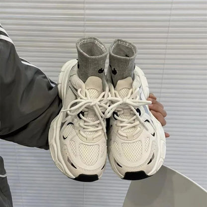 2025 Mesh Breathable Shoes for Women Sports Running Casual Ladies Fitness Vulcanize Shoes Baskets Women's Luxary Sneakers