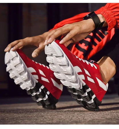 Marca Tendência Tamanho 46 47 48 Tênis Masculino Antiderrapante Amortecedor Solado Grosso para Fitness Tênis de Corrida Respirável para Uso Externo para Homens