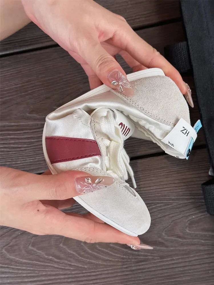 Women's Casual Sneakers Summer Cozy Shallow Ballet Flats Shoes 2025 New Women Lace Up Sport Shoes Zapatos De Mujer