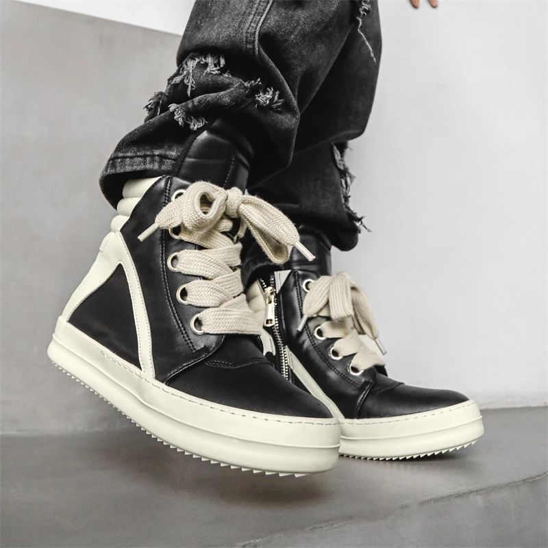 2025 Botas de Moda Masculina de Inverno Estilo Urbano Botas de Aumento de Altura Sapatos Esportivos Casuais Leves para Adultos Femininos Tênis
