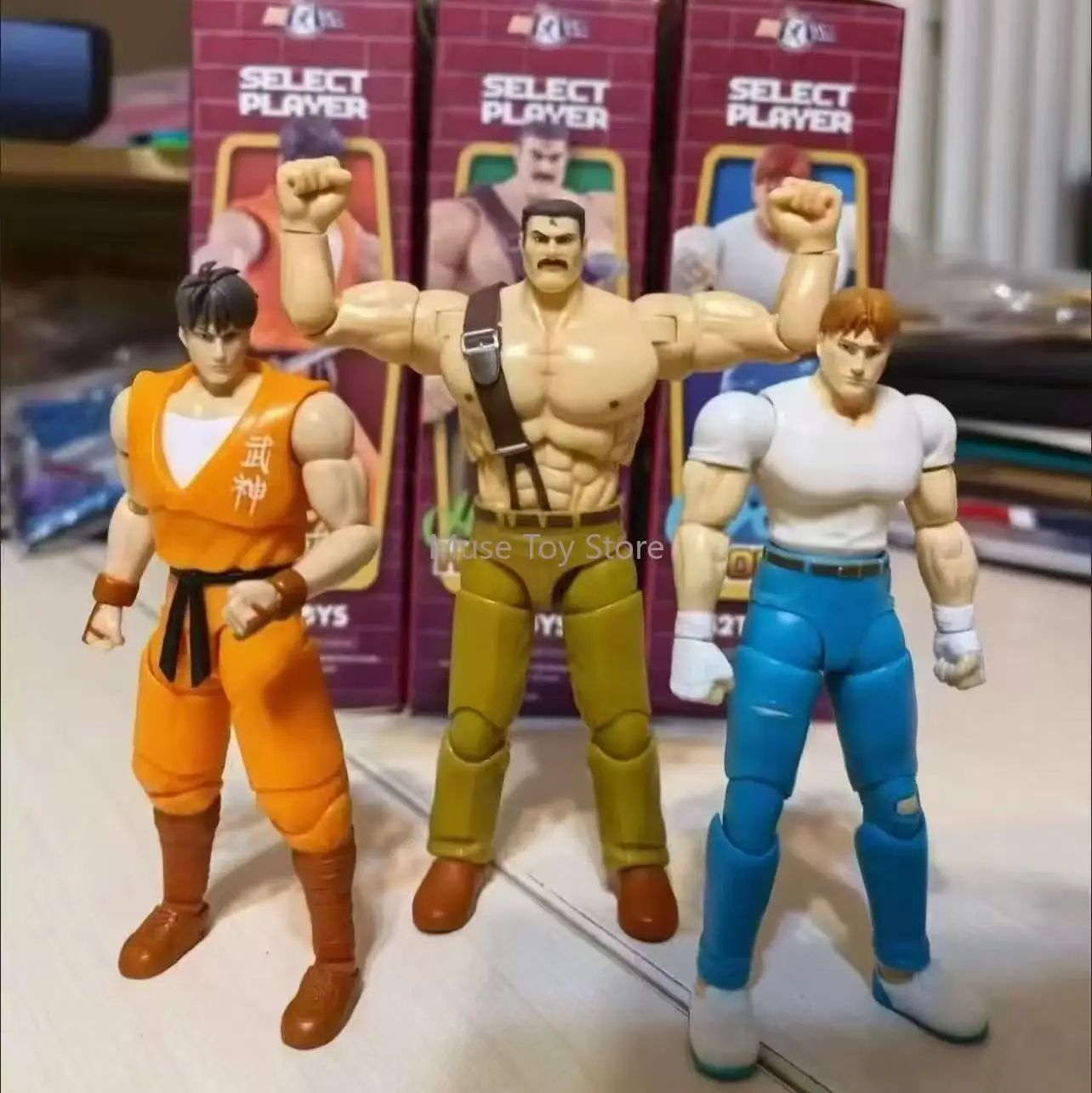 Em Estoque 52TOYS Action Figure CAPCOM Final Fight, 1PC Decoração de Mesa Colecionável, Presente Criativo para Aniversário, 3.75polegadas/10cm