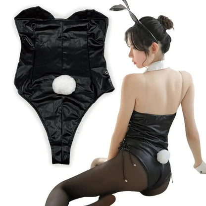 QQ for Girls Halloween Funny Costume BSR Bunny Girl Sakurajima Mai Cosplay Costume Halloween Funny Costume Black Stockings High