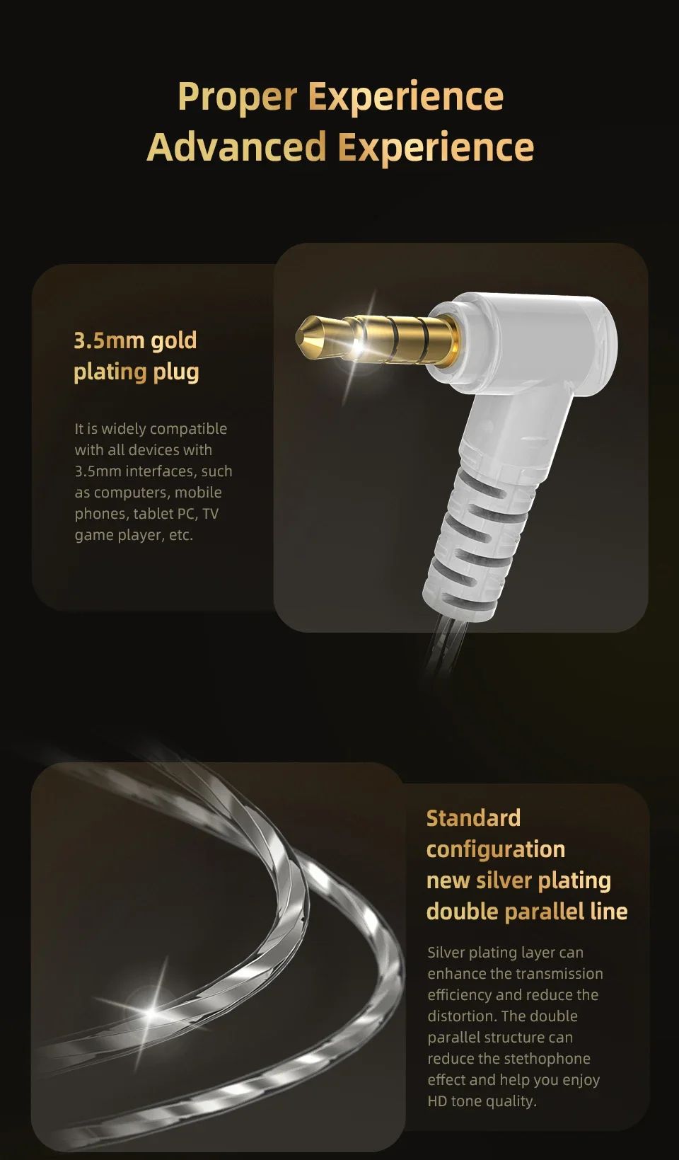 QKZ X HBB Best HiFi In Ear Wired Earphones 10mm Titanium-Coated Diaphragm Semi-open Cavity CNC Aluminum Alloy Monitor Headphone