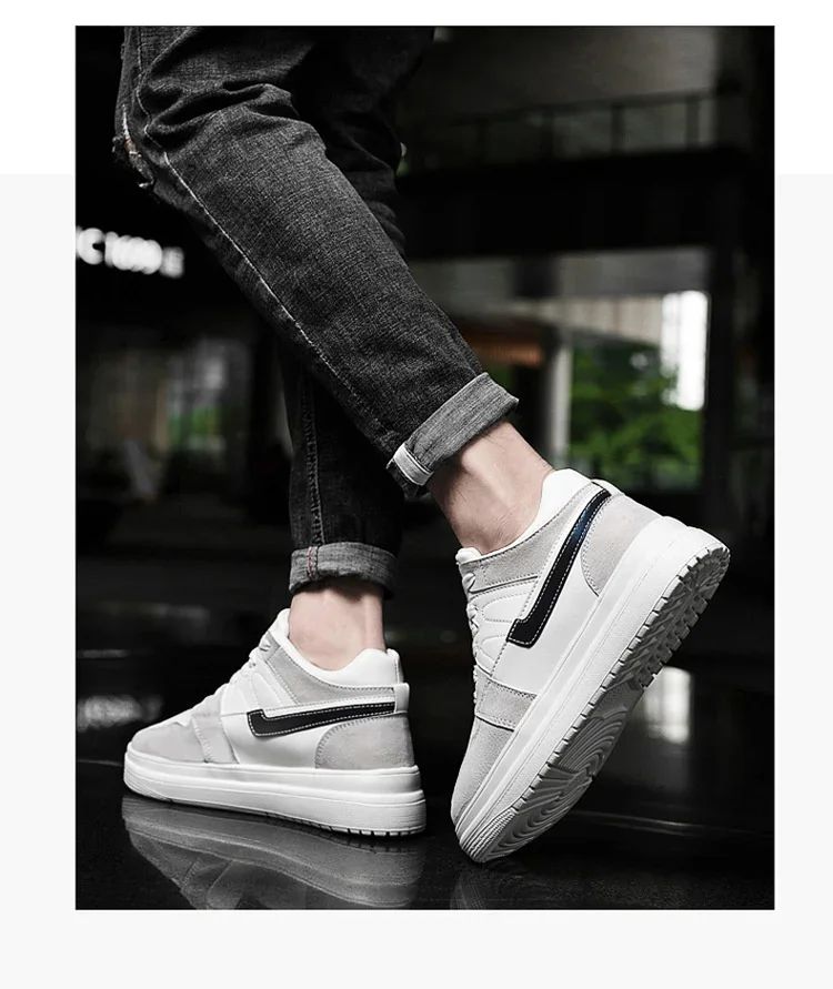 2025 Men Elevator Shoes heightening sneakers for men 6cm 8cm breathable height increased shoes for man sports shoes