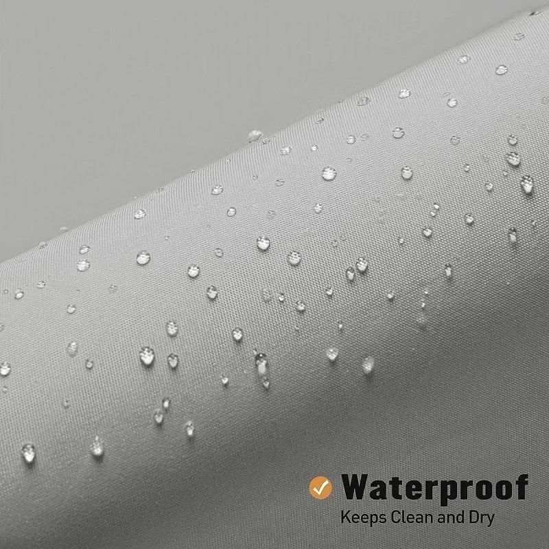 Cortina de Chuveiro Transparente Forro Plástico de Chuveiro PEVA 180x180CM Cortinas de Chuveiro Leves à Prova D'água para Banheiro com Ímãs e Ganchos