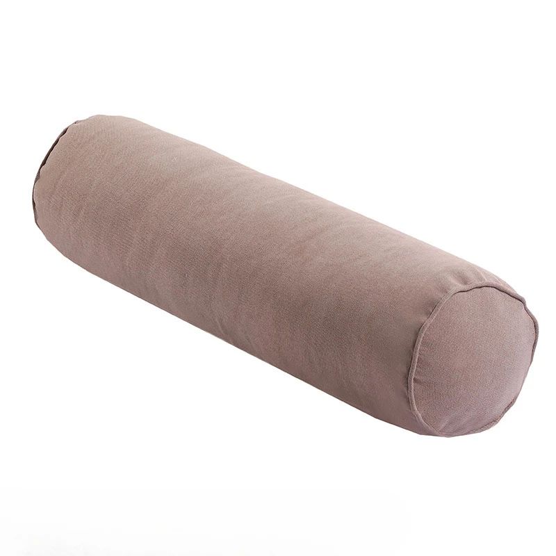 1PC Removable Cylindrical Soft Long Pillow Neck Bolster Pillow Roll Headrest Corduroy Comfortable Pillow Case Cushion with Cover