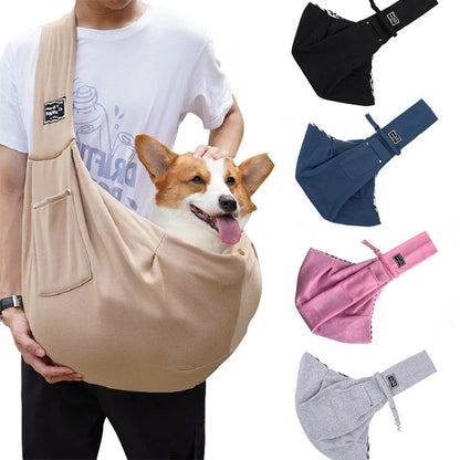 Bolsa de Ombro Transversal Confortável para Cães, Bolsa Portátil de Viagem para Gatos e Filhotes, Acessórios para Transporte de Animais de Estimação