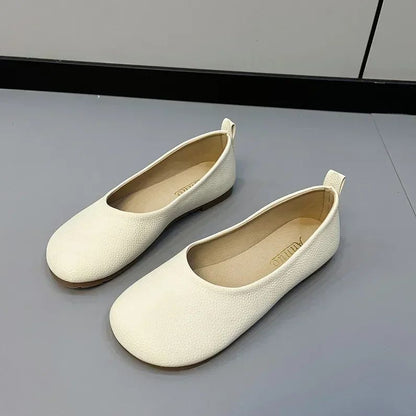 Women's Loafers Luxury Artificial Leather Casual Moccasins for Women Trends 2025 Comfortable Flats Black Outdoor Fashion Shoes