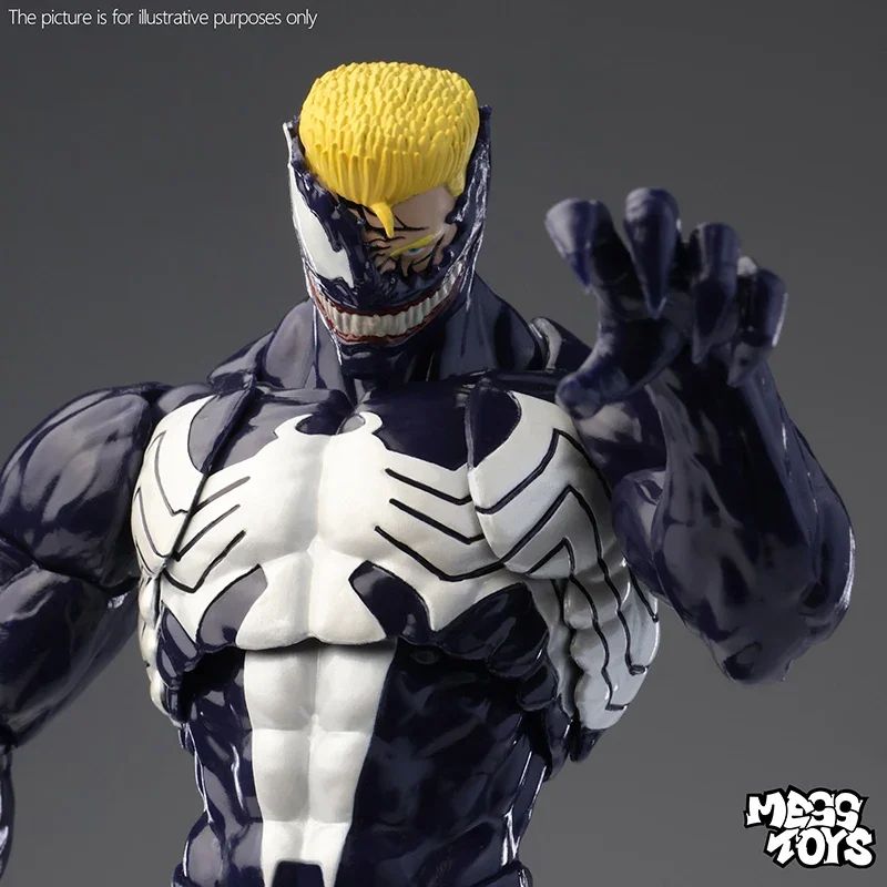 100% Original HOT Mess Toys Venom Lethal Protector Eddie Brock Black Spider-Man Action Figure Collectible Model Statue Toy Gift
