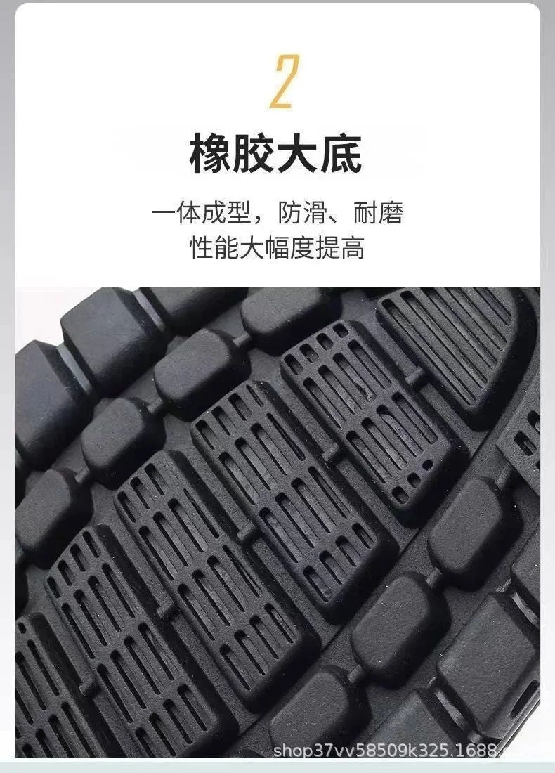 Mens Leather Shoes Slip on Soft Loafers Non Slip Breathable Driving Flats Spring Walking Office Work Shoes Mocassin Homme