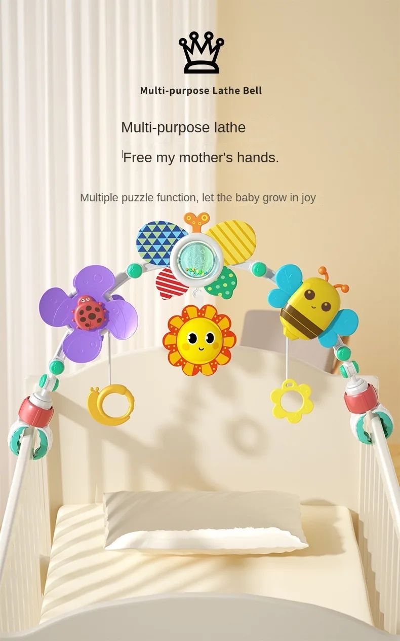 Baby Stroller Arch Toy Bouncer Toy Pram Activity Arch Toys Fine Motor Skills Toys Sensory Development Arch Baby Car Seat Toys