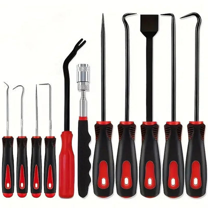 4/11pcs Car Pick Hook Set O Ring Oil Seal Screwdrivers Puller Remover O-Ring Seal Gasket Auto Repair Tools