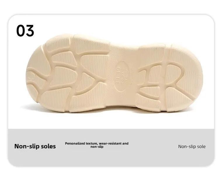 Chunky Platform Clogs Sandals Women 2025 Summer Soft Thick Bottom Beach Garden Shoes Woman Slide Non Slip Eva Wedge Slippers