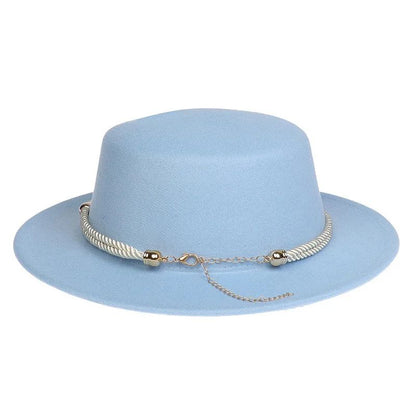 British Style Felt Fedora Jazz Hat Elegant Wedding Party Trilby Lightweight Unisex Fashionable Headwear