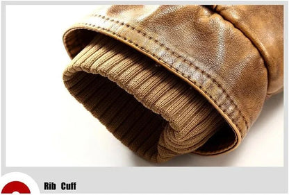 Men Slim Warm Washed Leather Motorcycle Jacket High Quality Leather Jacket Mens Standing Collar Coat Plus Size 4XL Long Parkas