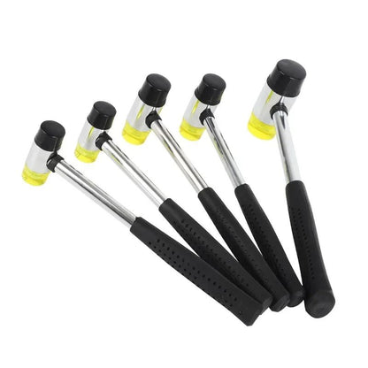 Martelo de Borracha com Duas Faces Macias 25mm Multifuncional para Contas de Vidro de Janela com Cabeça de Nylon