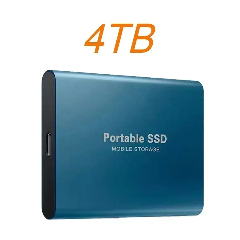 SSD Portátil de Alta Velocidade Externo 4TB Interface USB3.1 Disco Rígido Unidade de Estado Sólido Dispositivo de Armazenamento em Massa para Notebook/PC