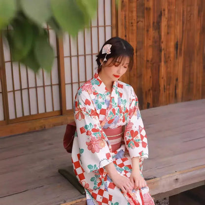 Fashion Photography Clothes Party Dress Japanese Kimono Cosplay Yukata Women Clothing Traditional Ethnic Style Streetwear Stage