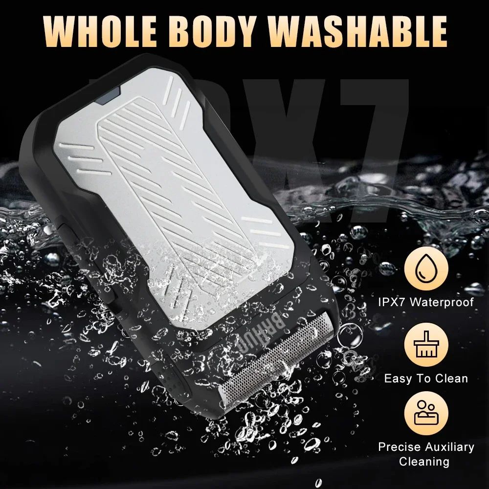 Original Fang Braun M606 Electric Razor Professional Shaver Portable Shaving Machine Mini Beard Trimmer Razor Shaver for Men