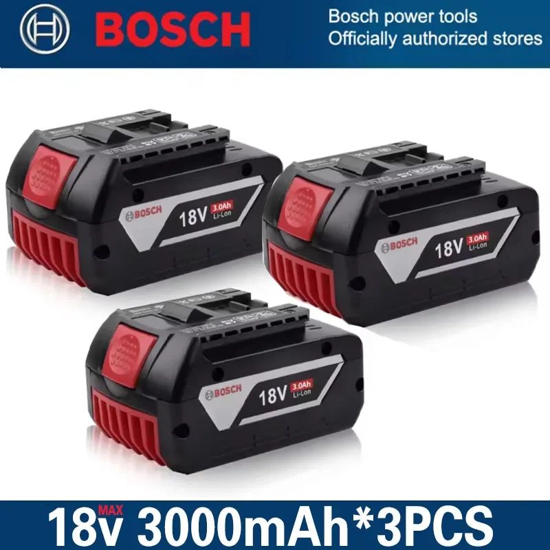 100% Original 18v 6Ah 5Ah 3Ah BOSCH Professional 18V 18650 Bateria 18V Li-ion Substituição para BAT609 BAT609G BAT618 BAT618G