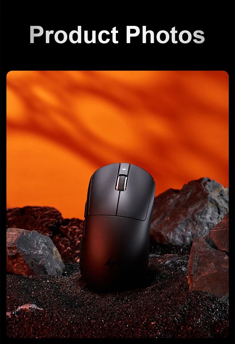 ATK Dragonfly A9 Ultra/A9 Plus Gaming Mouse Dual 8K Polling Tri Mode PAW3395/3950 Sensor Ergonomic  Esport PC Peripheral