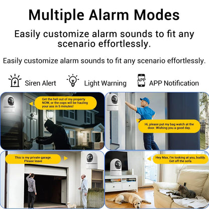 O-Kam Pro 5MP 2.4G/5G WiFi Indoor Baby Monitor Security Camera | One-Touch Call | Color Night Vision | Human Tracking | 355° PTZ